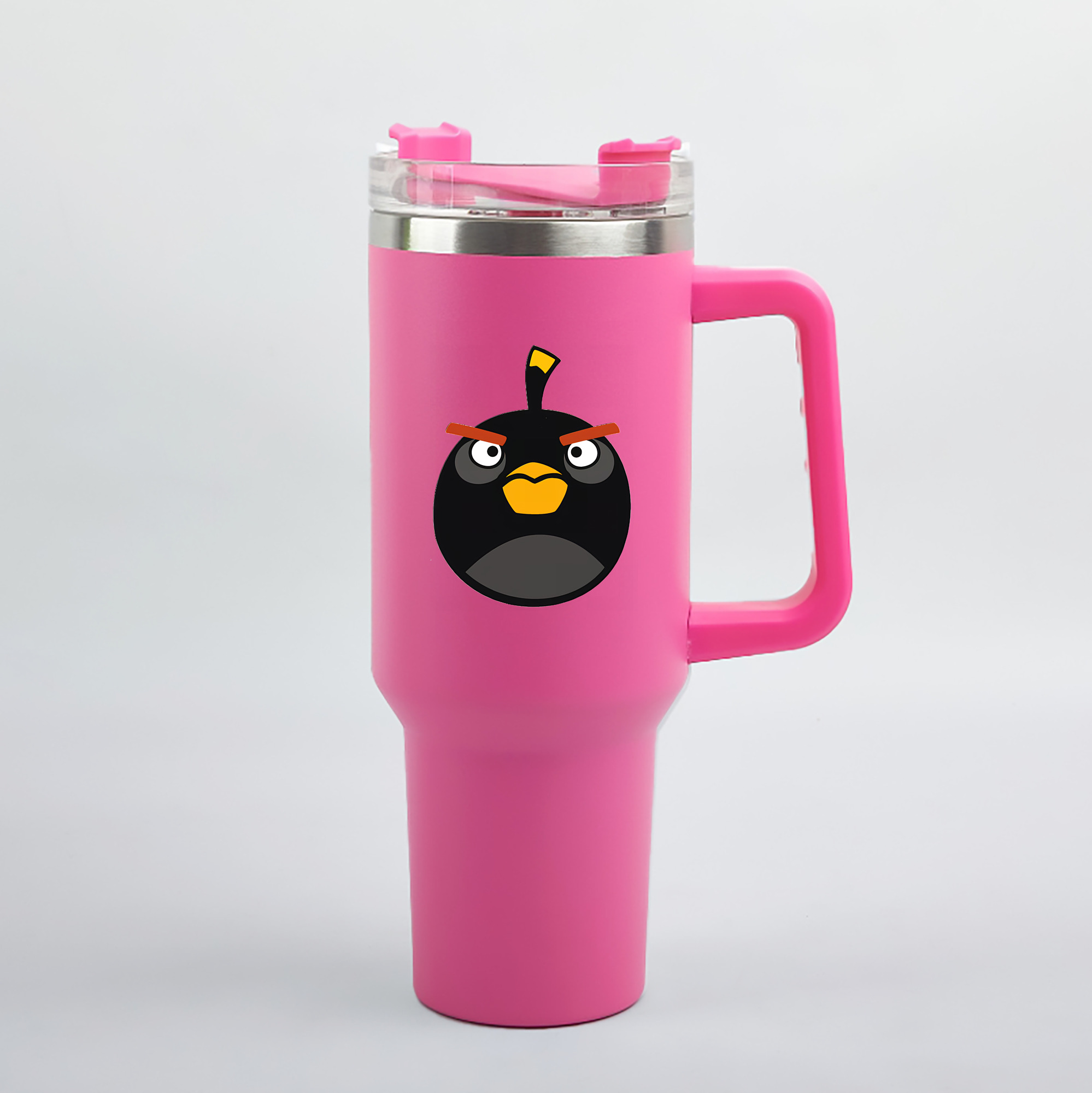 （画像用） Angry Birds アングリーバード 1200mL車用タンブラー（カラープリント）